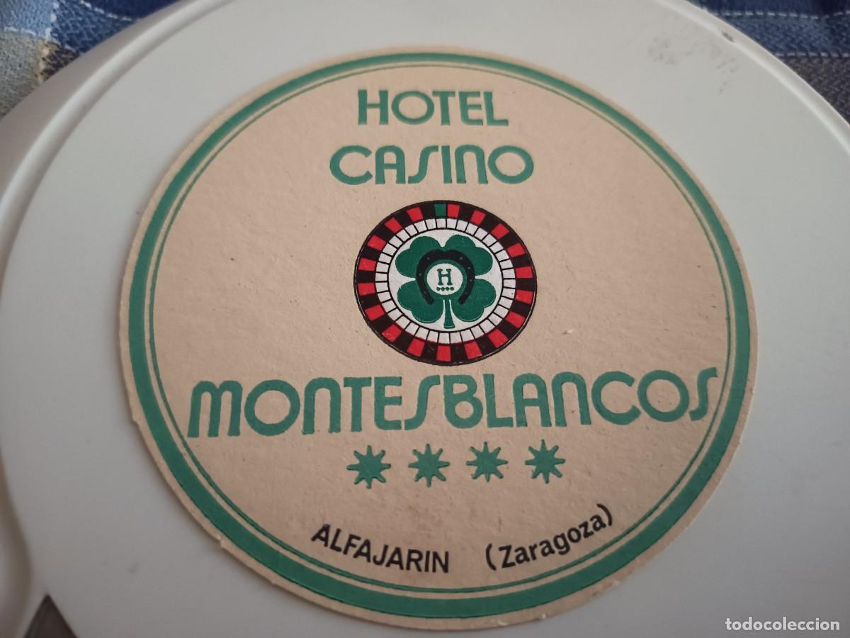 Otros art&iacute;culos de coleccionismo en papel: POSAVASOS HOTEL CASINO MONTESBLANCOS-ALFAJARIN-ZARAGOZA