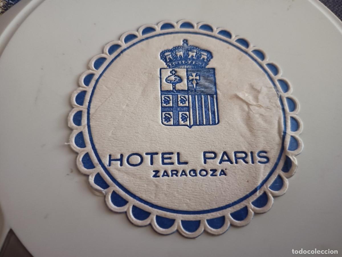 Otros art&iacute;culos de coleccionismo en papel: POSAVASOS HOTEL PARIS-ZARAGOZA