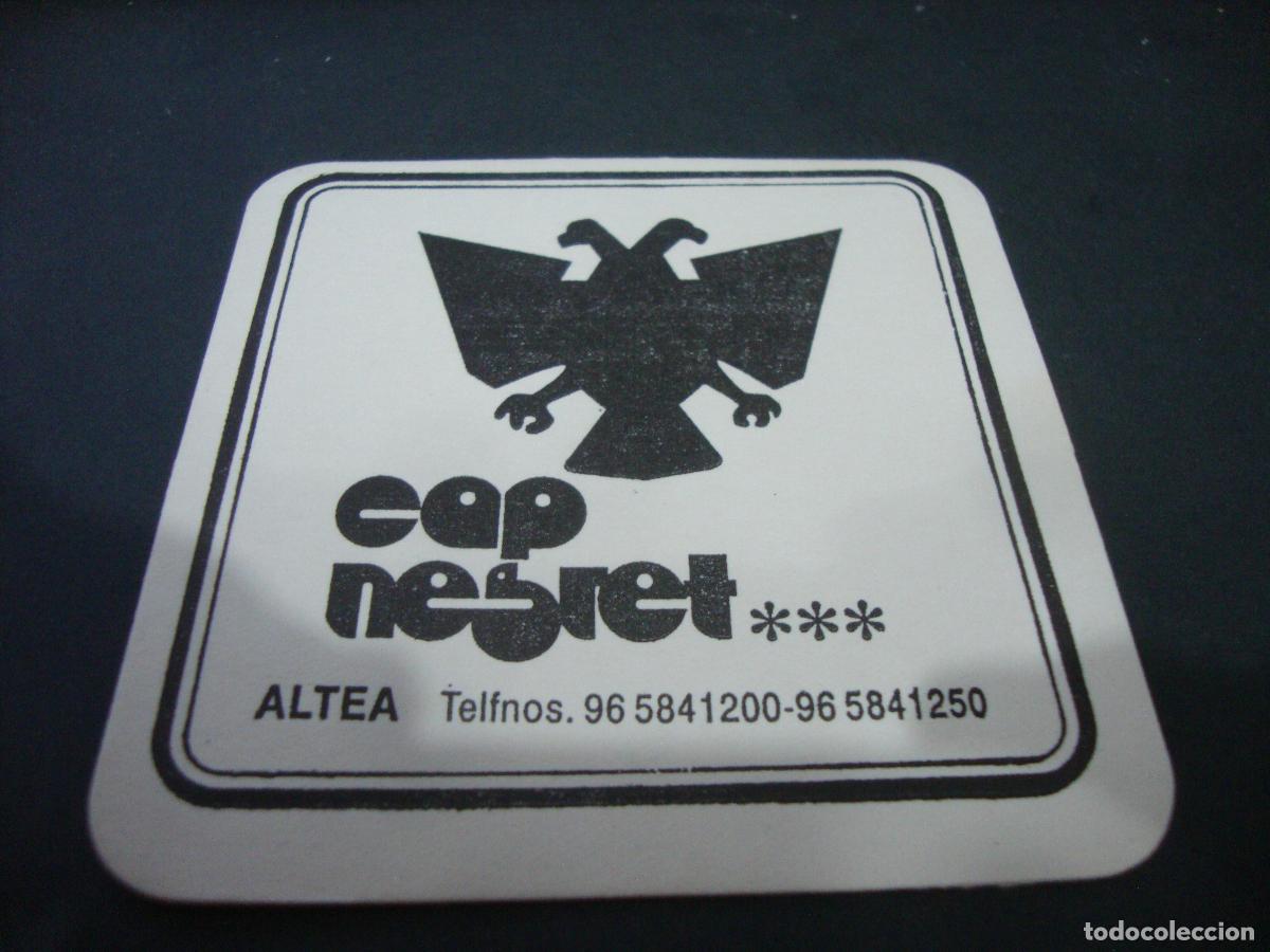 Otros art&iacute;culos de coleccionismo en papel: POSAVASOS HOTEL CAP NEGRET ALTEA