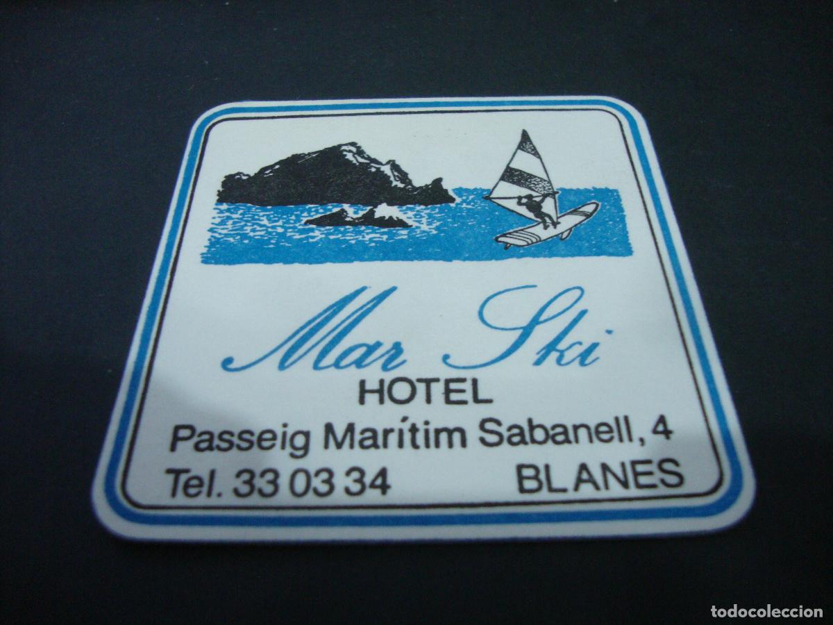 Otros art&iacute;culos de coleccionismo en papel: POSAVASOS HOTEL MAR SKI BLANES