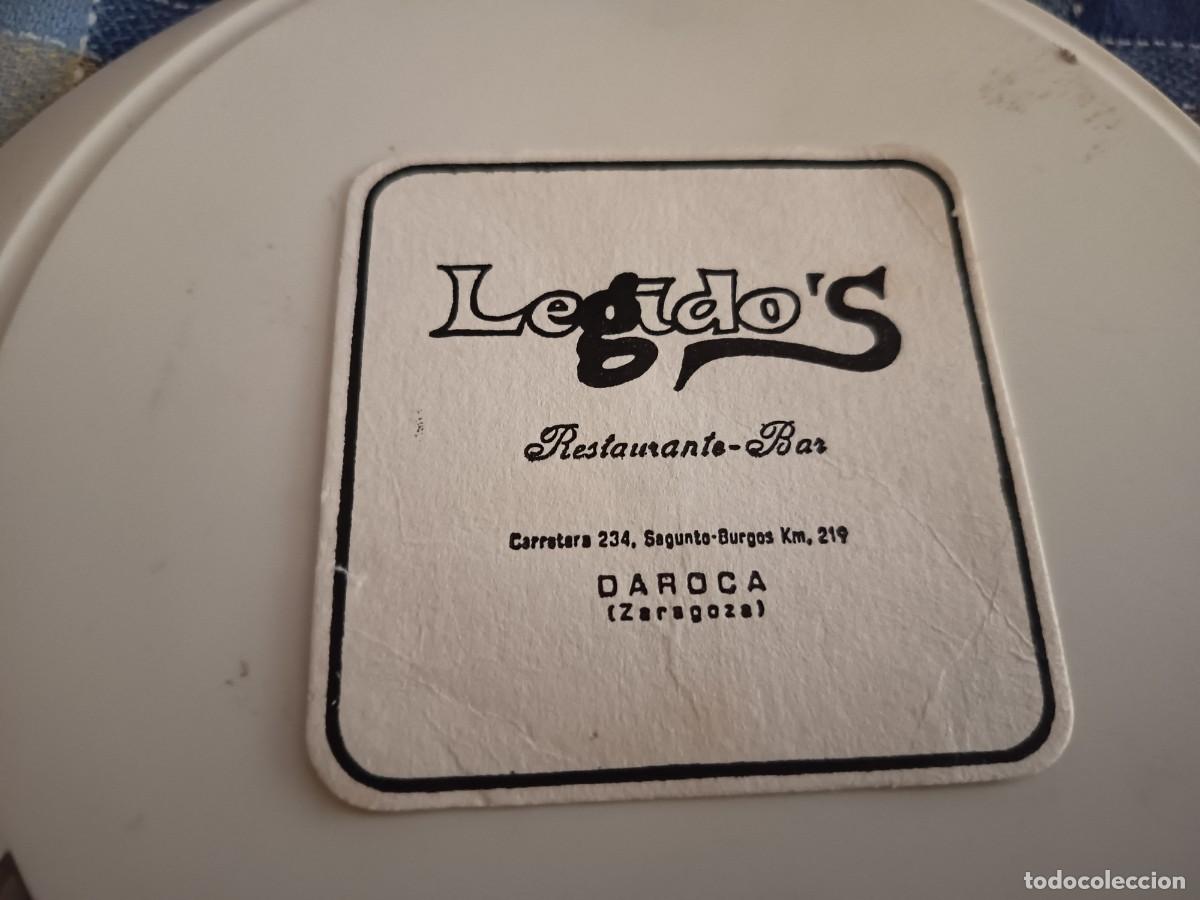 Otros art&iacute;culos de coleccionismo en papel: POSAVASOS RESTAURANTE LEGIDO'S-DAROCA-ZARAGOZA