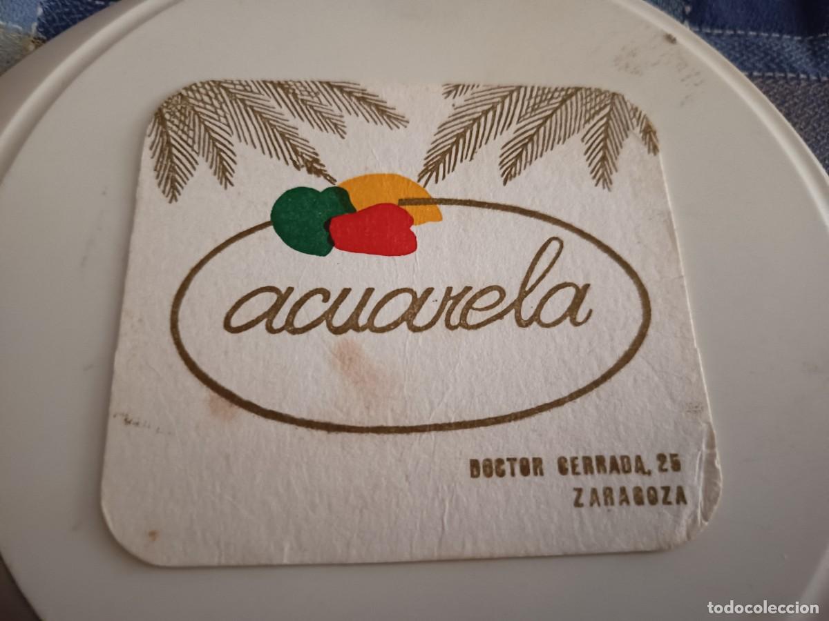 Otros art&iacute;culos de coleccionismo en papel: POSAVASOS PUB ACUARELA-ZARAGOZA