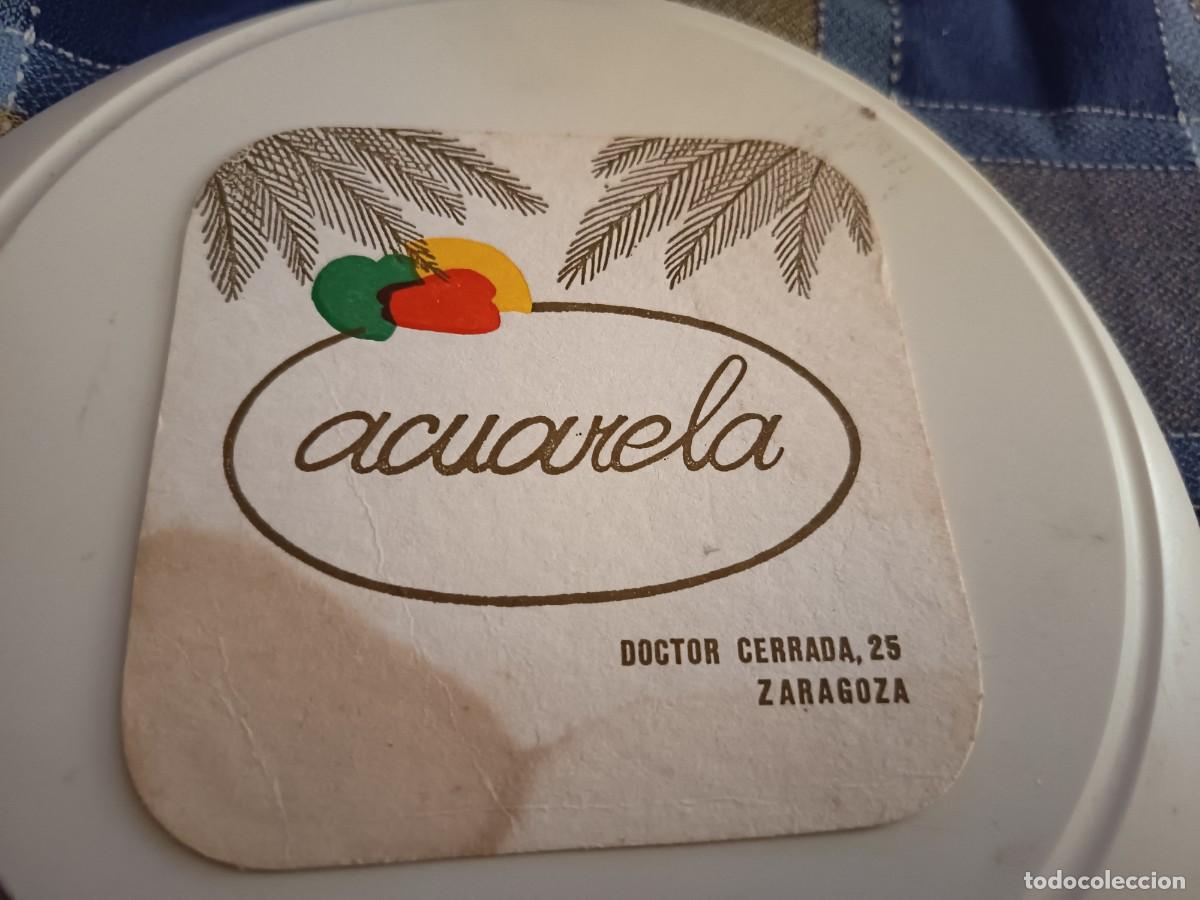 Otros art&iacute;culos de coleccionismo en papel: POSAVASOS PUB ACUARELA-ZARAGOZA