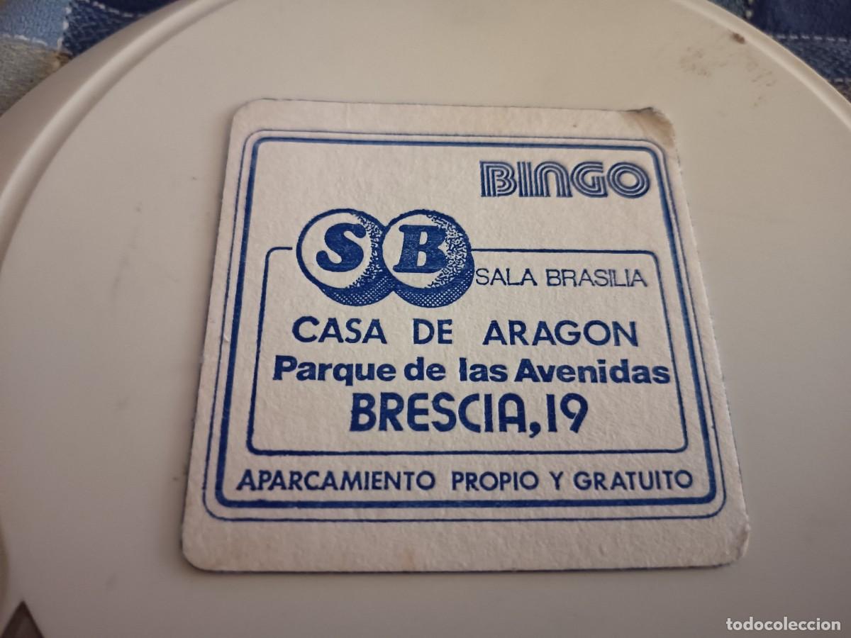 Otros art&iacute;culos de coleccionismo en papel: POSAVASOS BINGO CASA DE ARAGON-ZARAGOZA