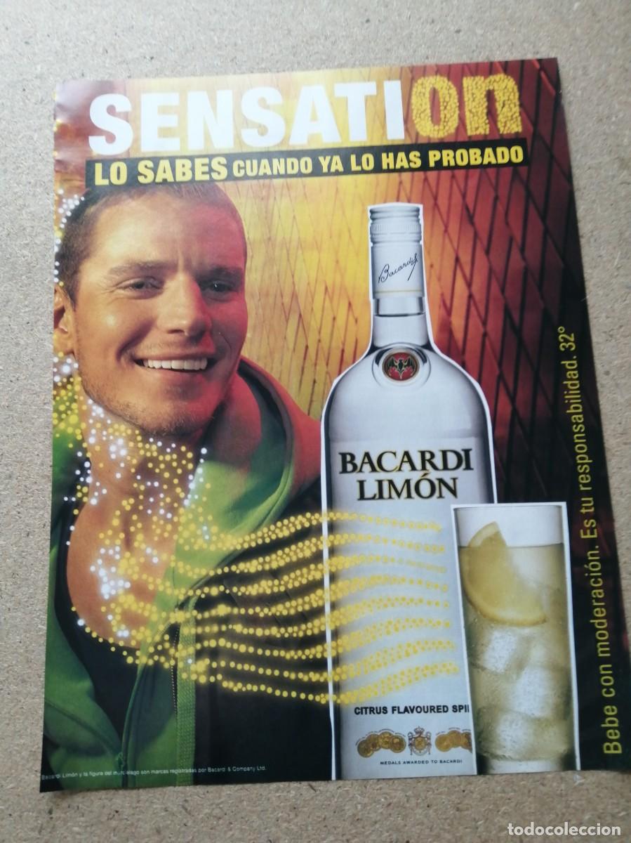 Otros art&iacute;culos de coleccionismo en papel: ANUNCIO. RON BACARDI LIMON