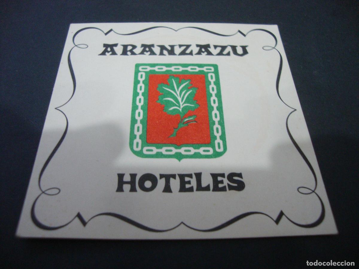 Otros art&iacute;culos de coleccionismo en papel: POSAVASOS HOTEL ARANZAZU HOTELES