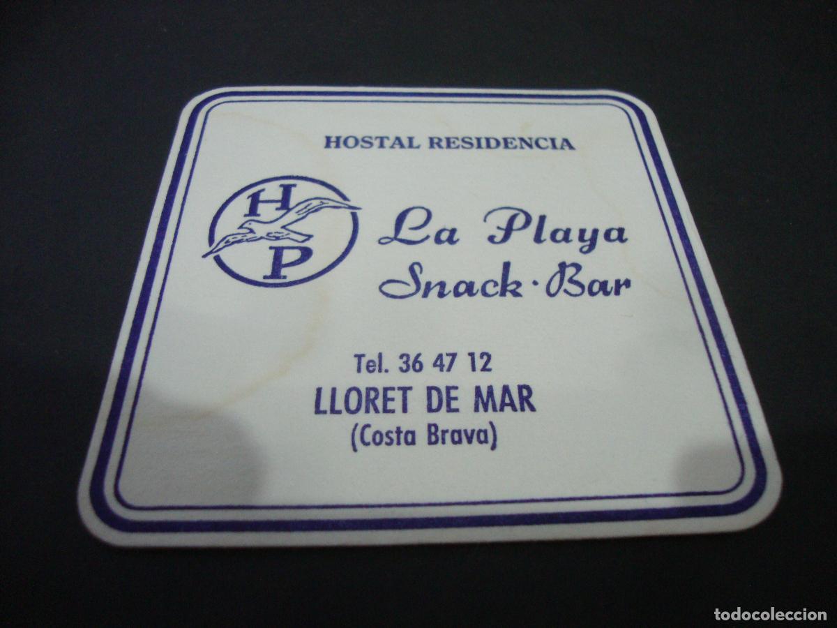 Otros art&iacute;culos de coleccionismo en papel: POSAVASOS HOTEL HOSTAL RESIDENCIA LA PLAYA LLORET DE MAR
