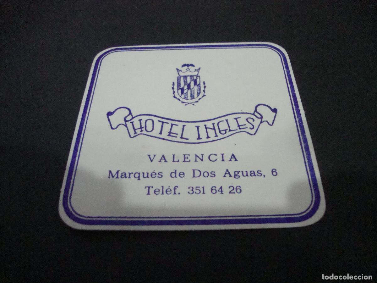 Otros art&iacute;culos de coleccionismo en papel: POSAVASOS HOTEL INGLES VALENCIA