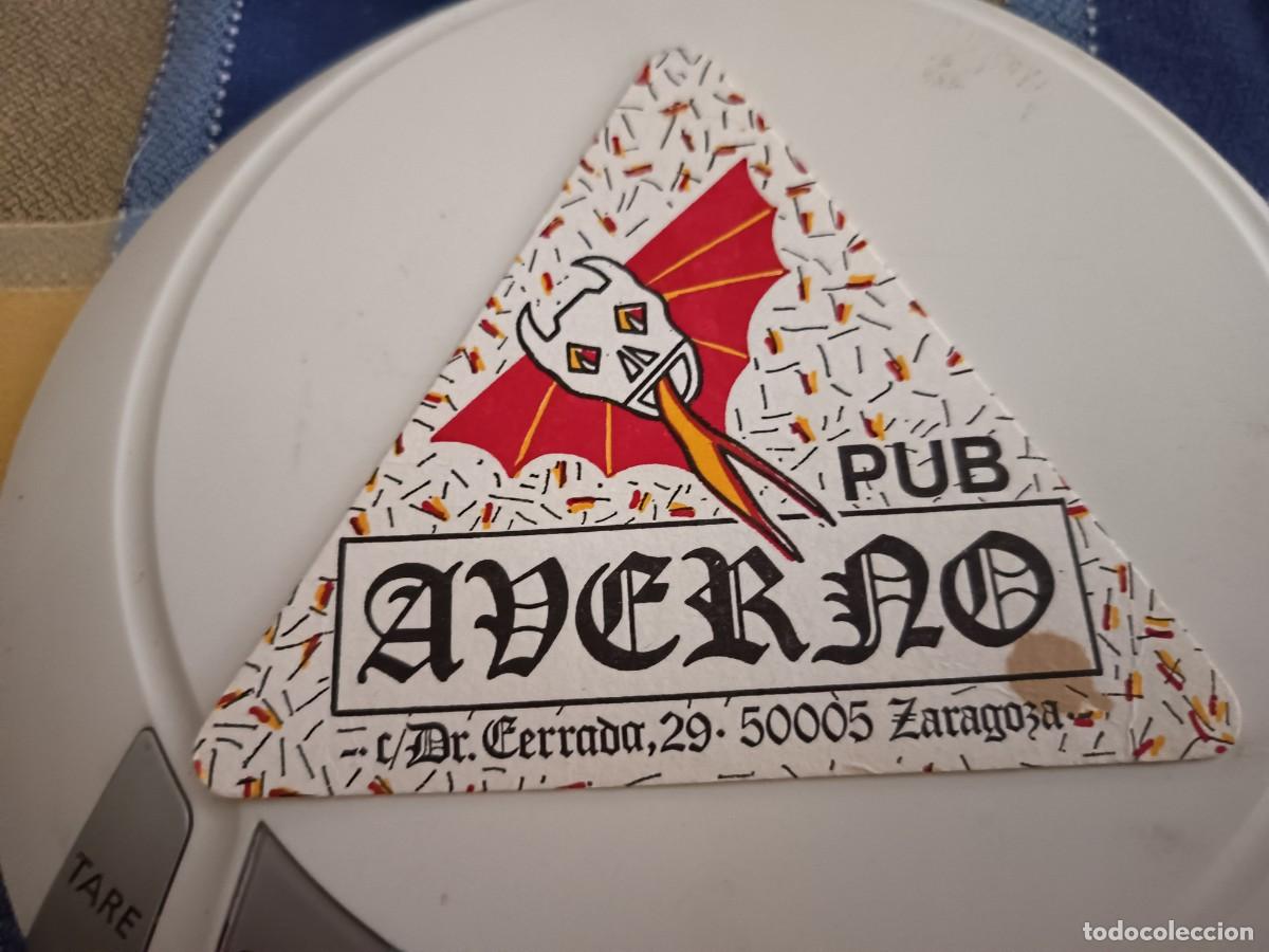 Otros art&iacute;culos de coleccionismo en papel: POSAVASOS PUB AVERNO-ZARAGOZA