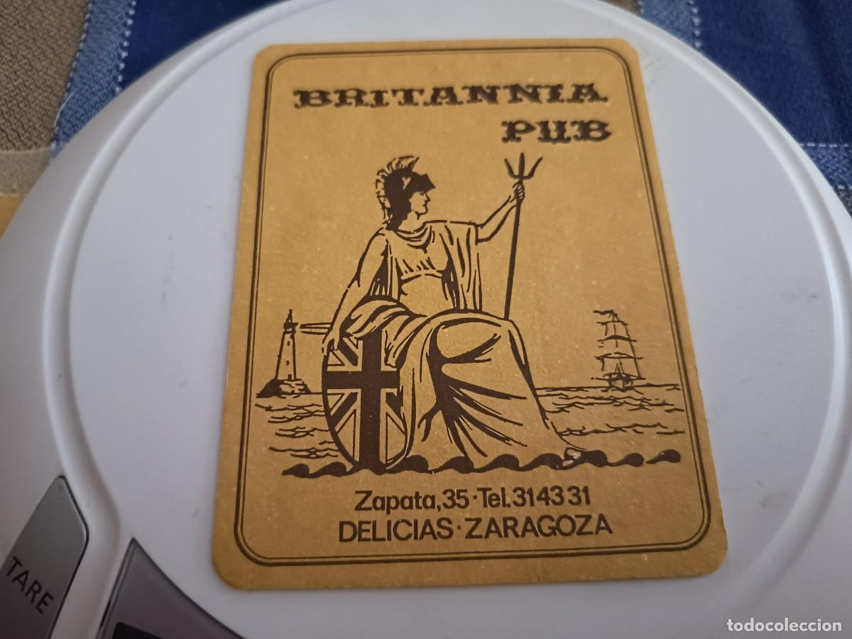 Otros art&iacute;culos de coleccionismo en papel: POSAVASOS PUB BRITANNIA-DELICIAS-ZARAGOZA