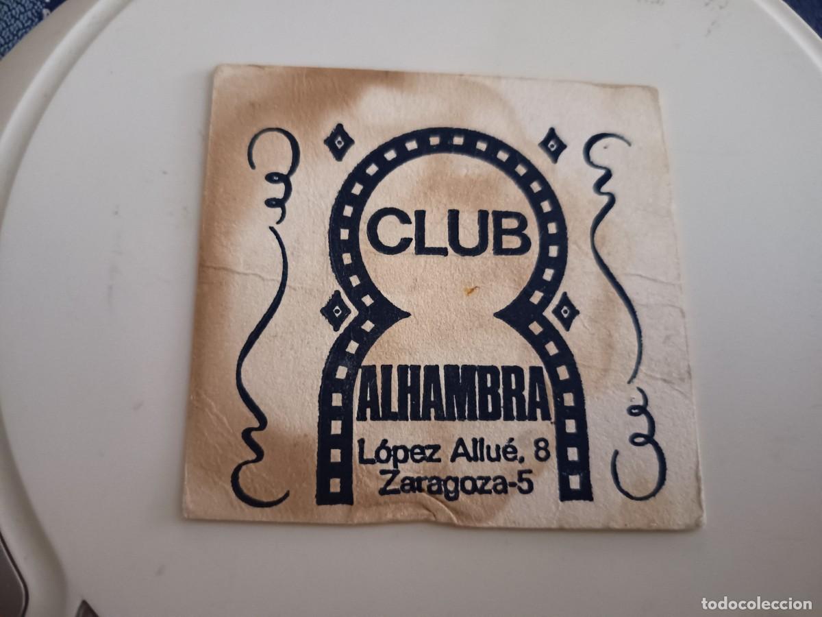 Otros art&iacute;culos de coleccionismo en papel: POSAVASOS CLUB ALHAMBRA-ZARAGOZA