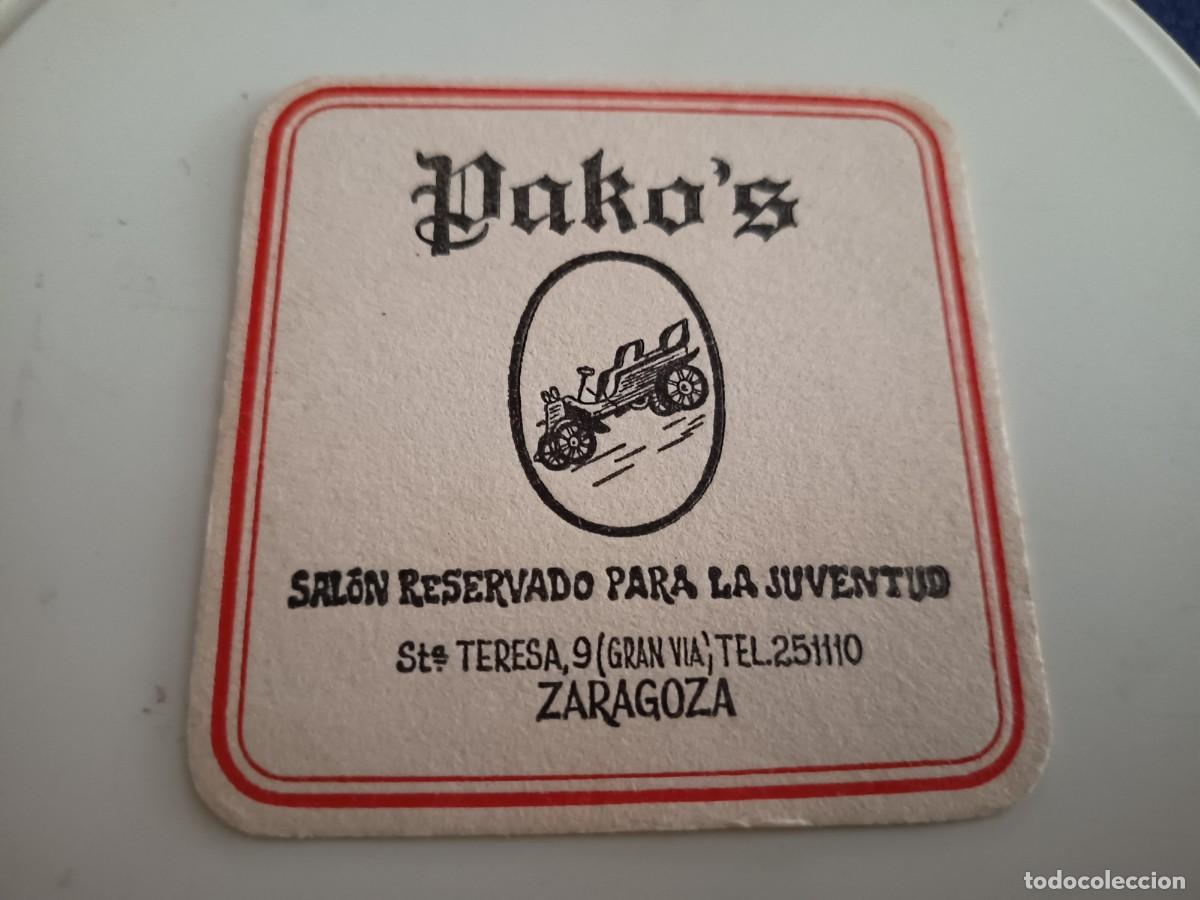 Otros art&iacute;culos de coleccionismo en papel: POSAVASOS PUB PAKO'S-ZARAGOZA