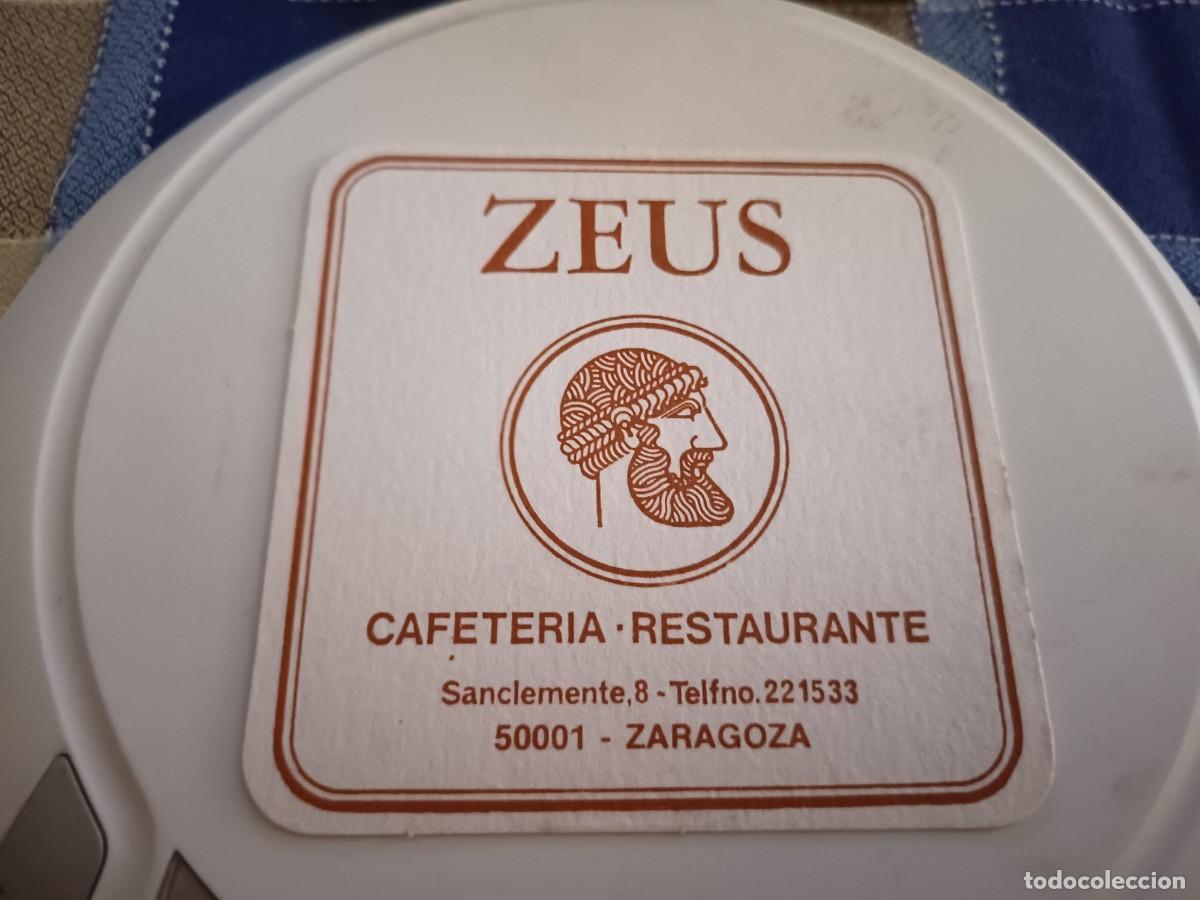 Otros art&iacute;culos de coleccionismo en papel: POSAVASOS CAFETERIA ZEUS-ZARAGOZA