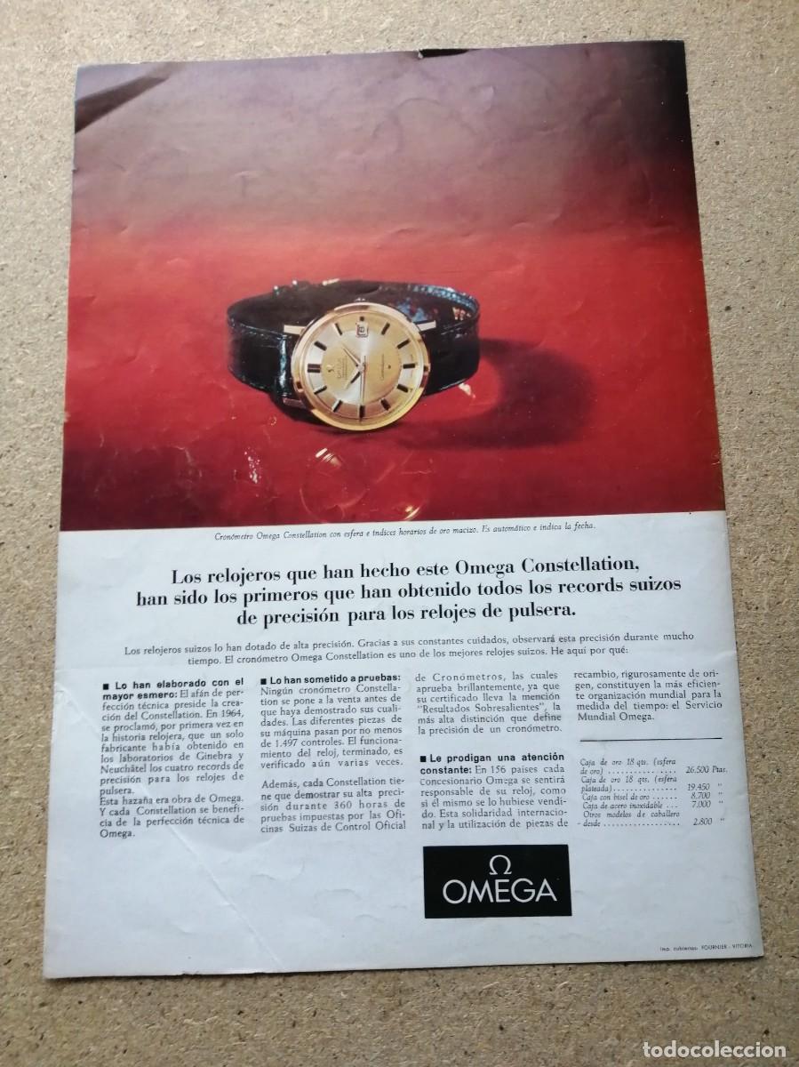 Otros art&iacute;culos de coleccionismo en papel: ANUNCIO. RELOJES OMEGA