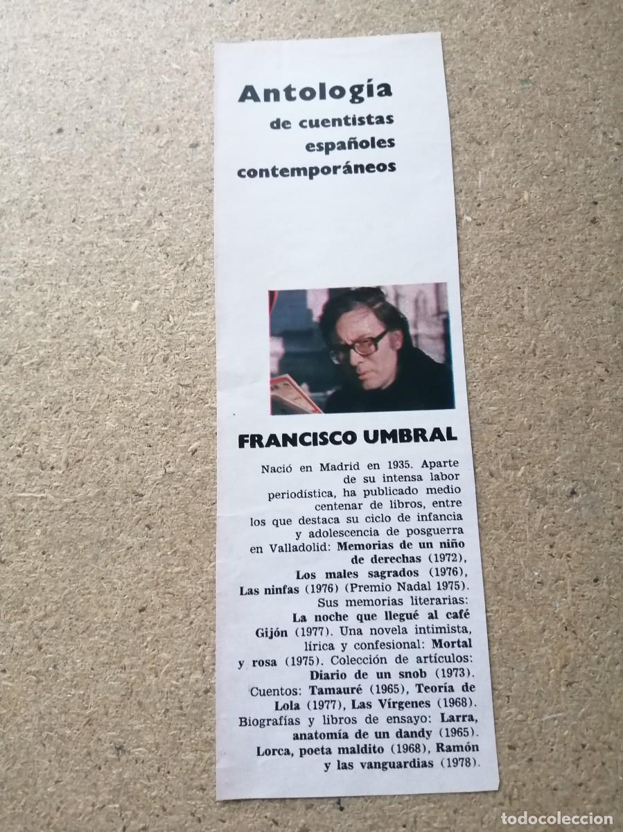 Otros art&iacute;culos de coleccionismo en papel: ARTICULO. FRANCISCO UMBRAL