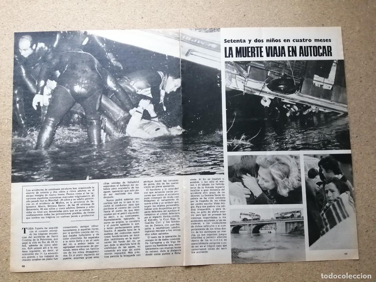 Otros art&iacute;culos de coleccionismo en papel: REPORTAJE. LA MUERTE VIAJA EN AUTOCAR