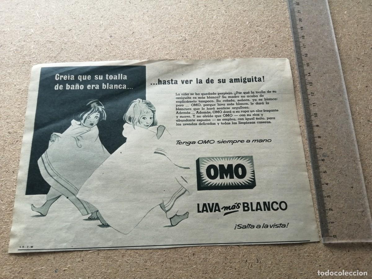 Otros art&iacute;culos de coleccionismo en papel: ANUNCIO. DETERGENTE OMO