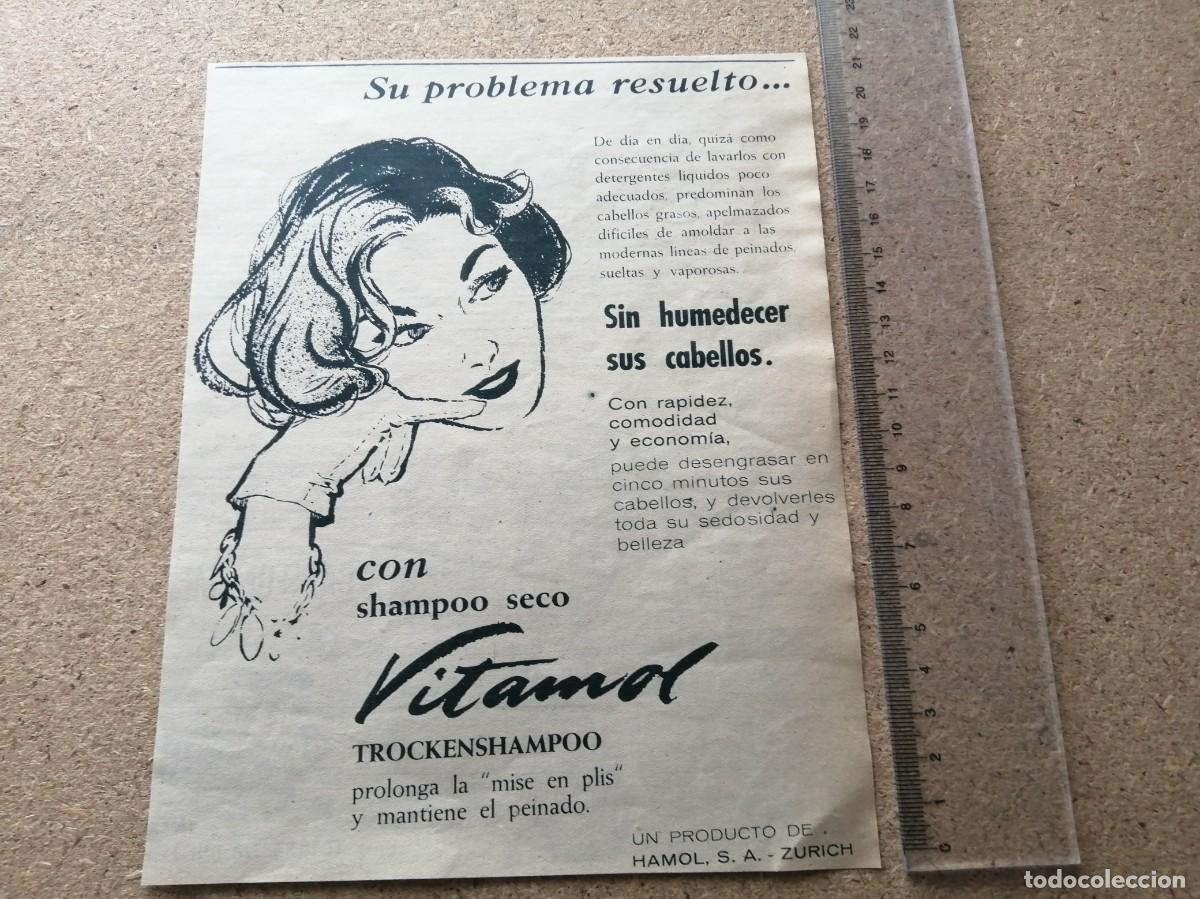 Otros art&iacute;culos de coleccionismo en papel: ANUNCIO. SHAMPOO VITAMOL