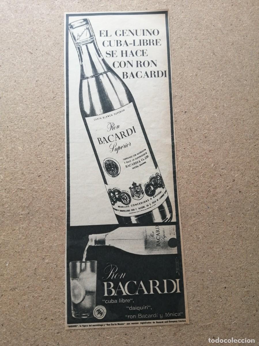 Sammelleidenschaft Andere Papierartikel: ANUNCIO. RON BACARDI