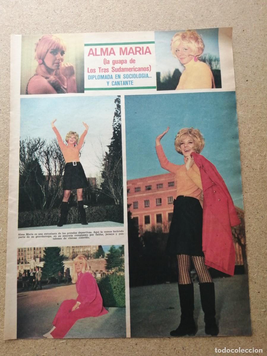 Sammelleidenschaft Andere Papierartikel: REPORTAJE. ALMA MARIA, DE LOS TRES SUDAMERICANOS