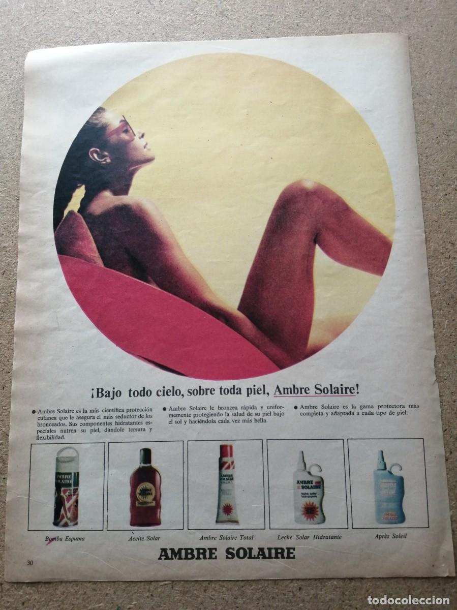 Sammelleidenschaft Andere Papierartikel: ANUNCIO. AMBRE SOLAIRE