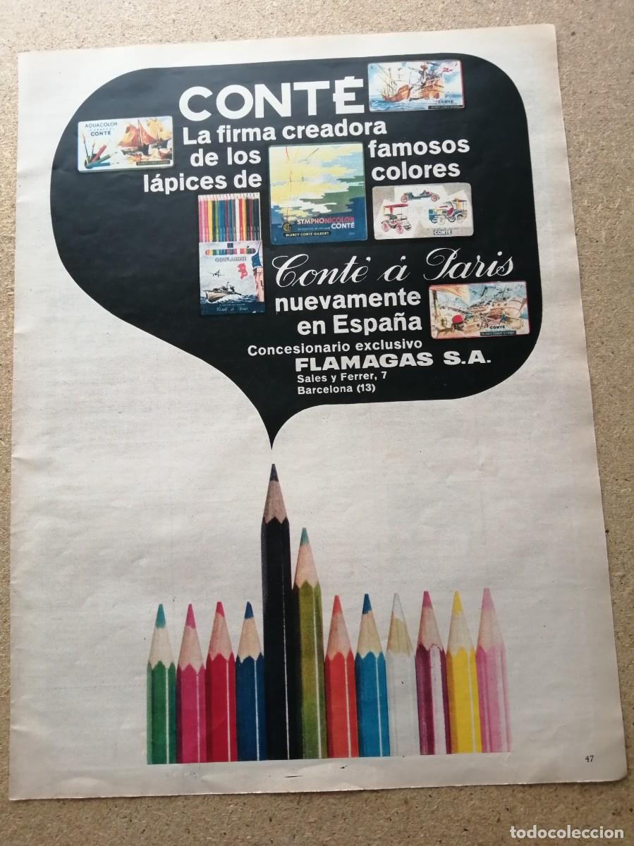 Otros art&iacute;culos de coleccionismo en papel: ANUNCIO. LAPICES DE COLORES CONTE