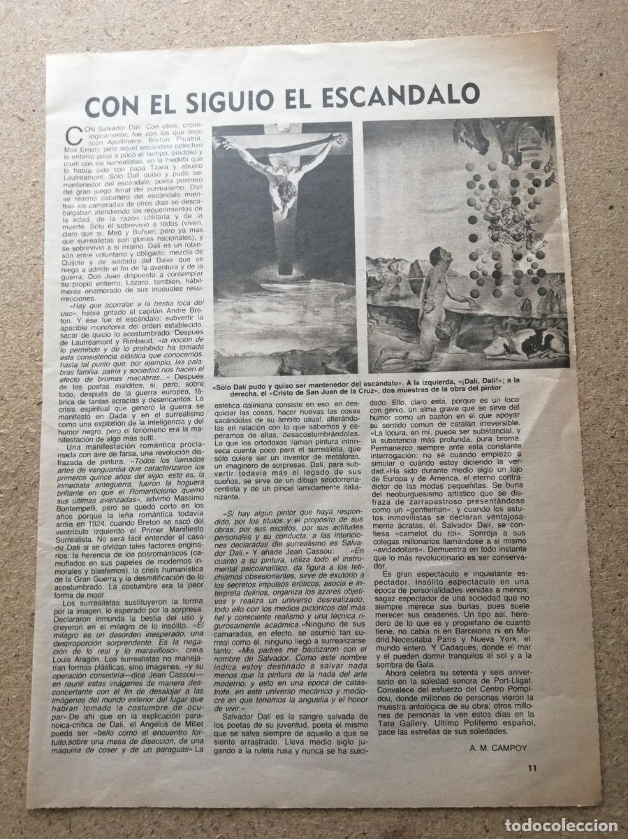 Otros art&iacute;culos de coleccionismo en papel: REPORTAJE. CON EL SIGUIO EL ESCANDALO