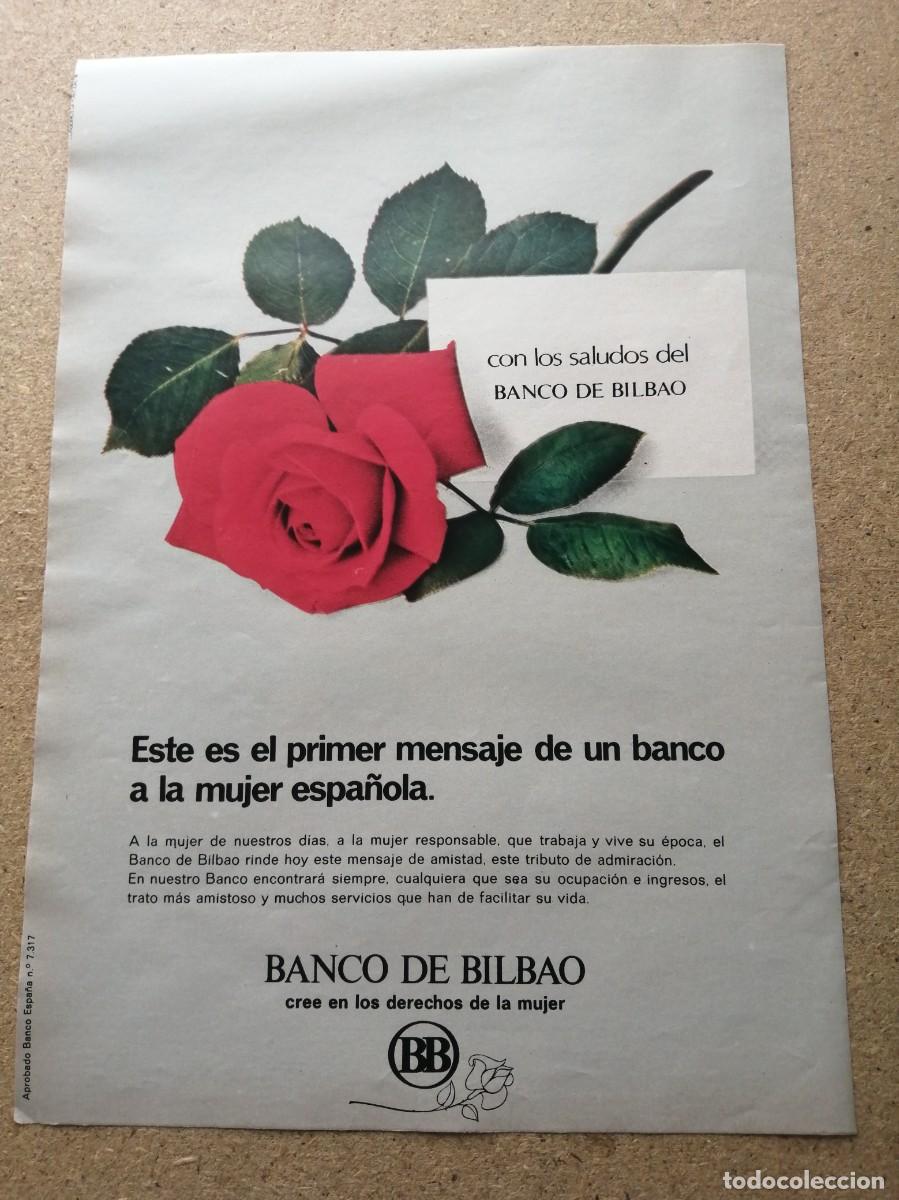 Otros art&iacute;culos de coleccionismo en papel: ANUNCIO. BANCO DE BILBAO