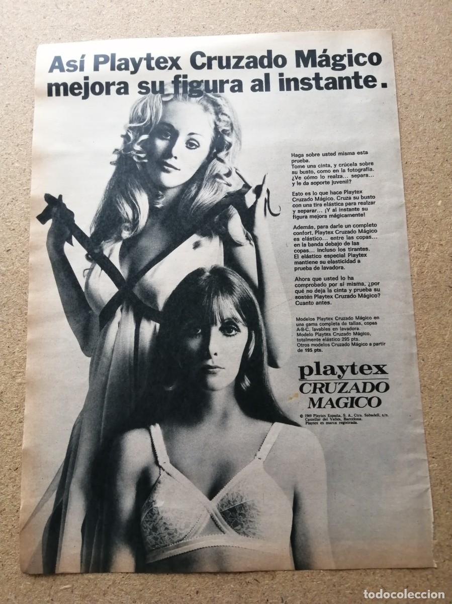 Otros art&iacute;culos de coleccionismo en papel: ANUNCIO. CRUZADO MAGICO, DE PLAYTEX