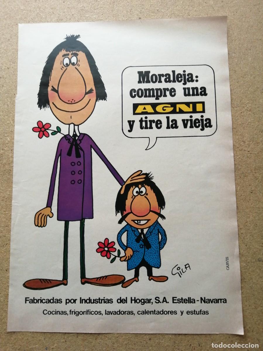 Otros art&iacute;culos de coleccionismo en papel: ANUNCIO. MORALEJA COMPRE UNA AGNI