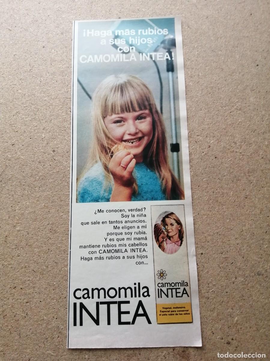 Otros art&iacute;culos de coleccionismo en papel: ANUNCIO. CAMOMILA INTEA