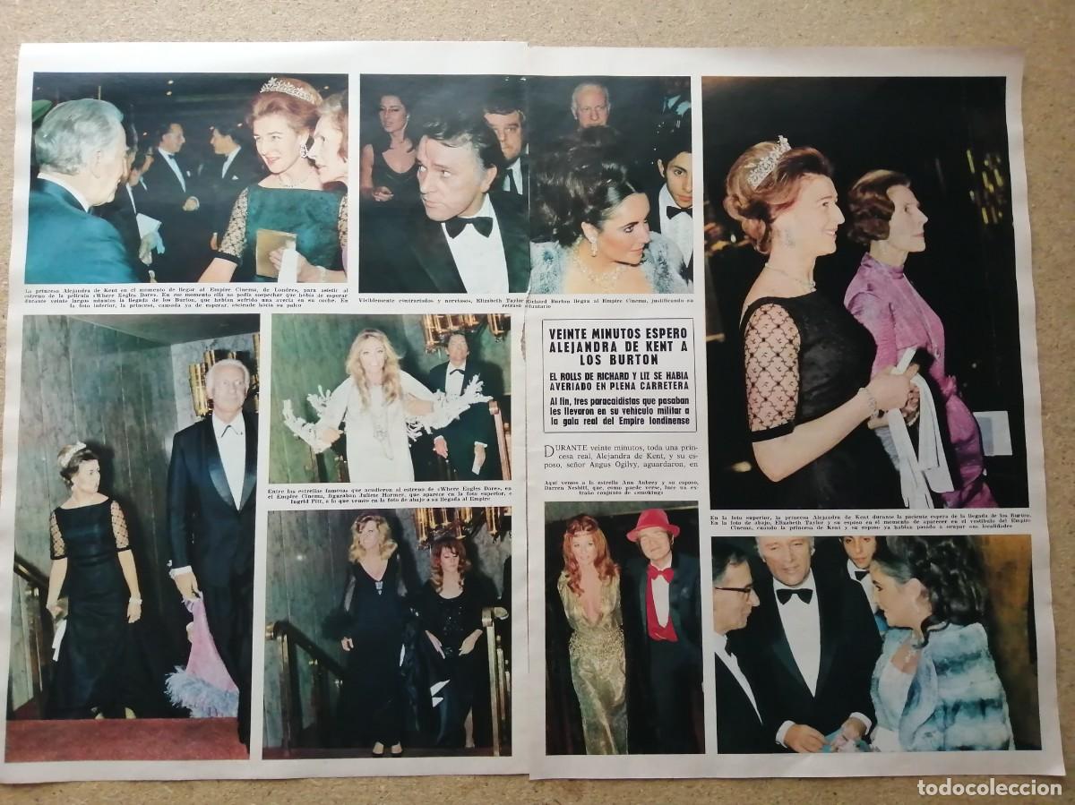 Otros art&iacute;culos de coleccionismo en papel: REPORTAJE. GALA DE FAMOSOS, ALEJANDRA DE KENT - RICHARD BURTON - ELIZABETH TAYLOR -...