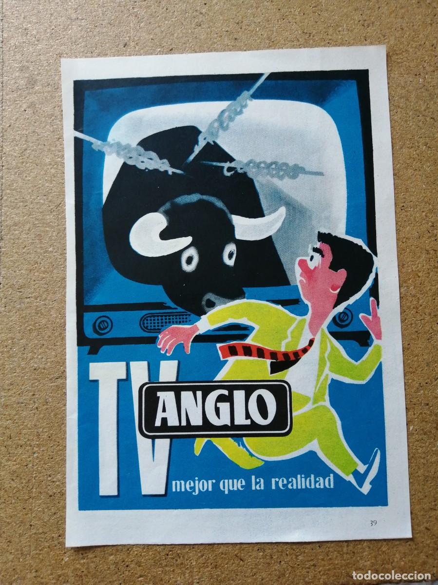 Otros art&iacute;culos de coleccionismo en papel: ANUNCIO. TV ANGLO...