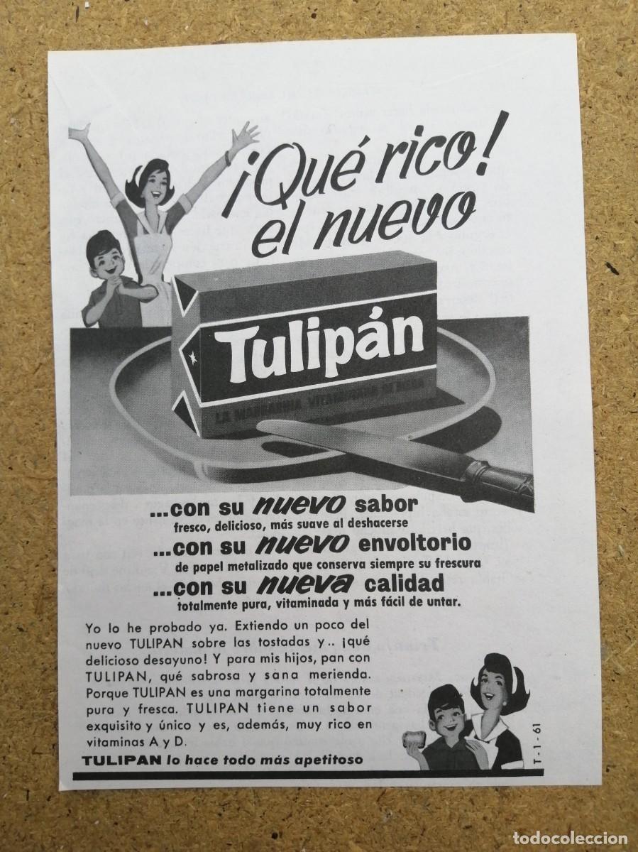 Otros art&iacute;culos de coleccionismo en papel: ANUNCIO. MARGARINA TULIPAN