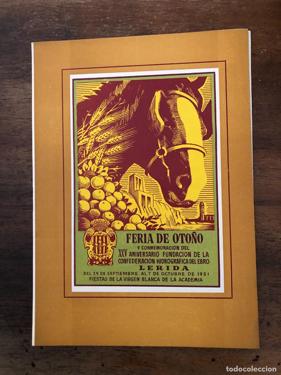 Otros art&iacute;culos de coleccionismo en papel: FERIA DE OTO&Ntilde;O Y CONMEMORACI&Oacute;N XXV ANIVERSARIO FUNDACI&Oacute;N DE LA CHE, L&Eacute;RIDA, 1951