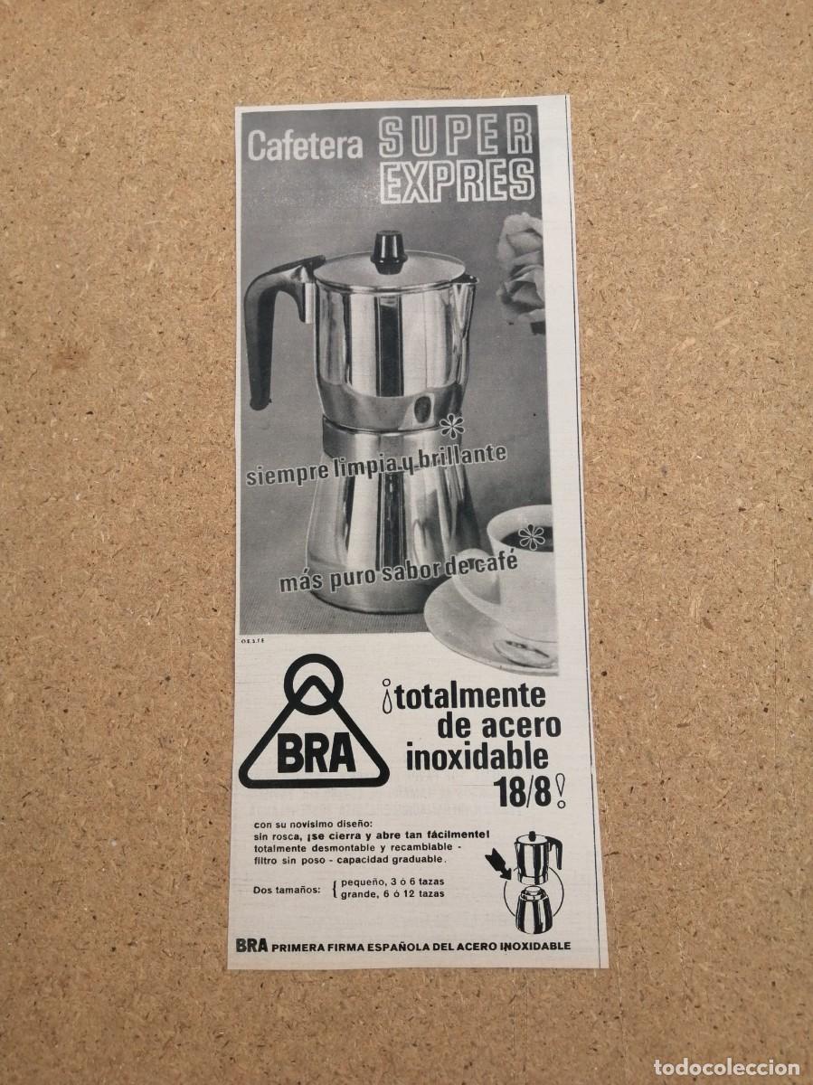 Otros art&iacute;culos de coleccionismo en papel: ANUNCIO. CAFETERA BRA