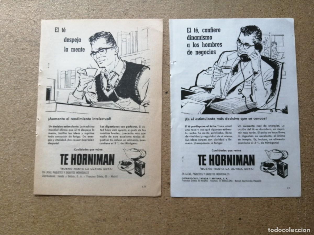 Otros art&iacute;culos de coleccionismo en papel: ANUNCIO. TE HORNIMAN