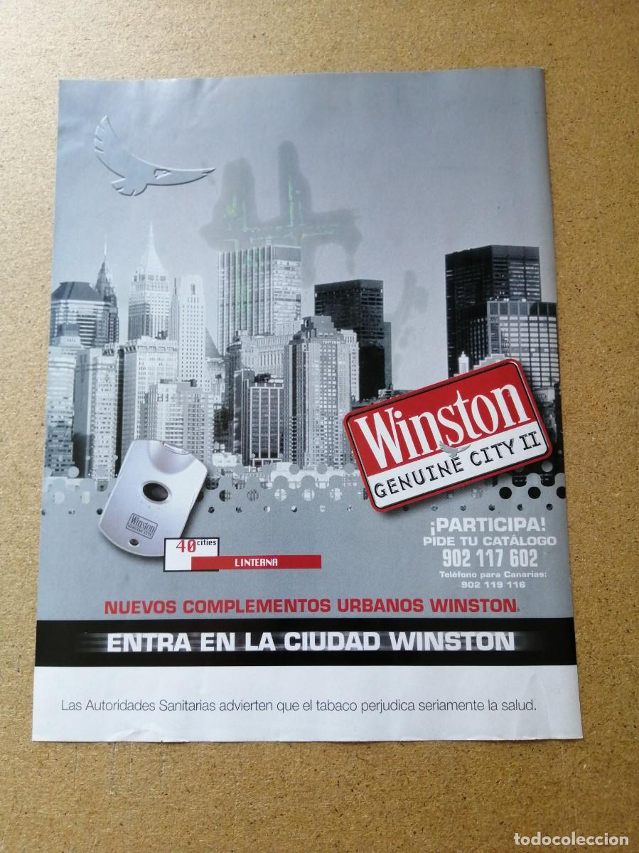 Otros art&iacute;culos de coleccionismo en papel: ANUNCIO. WINSTON....