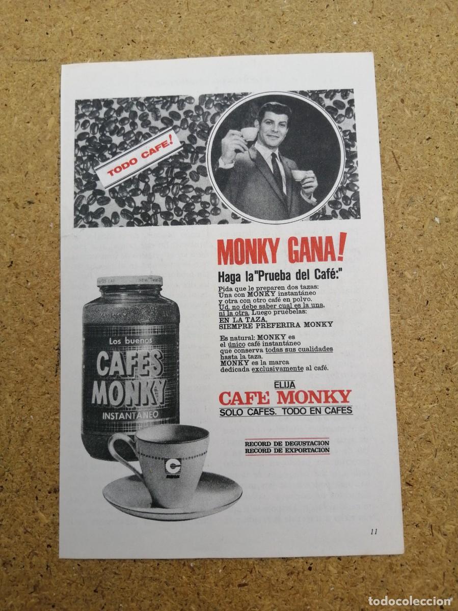 Otros art&iacute;culos de coleccionismo en papel: ANUNCIO. CAFE MONKY.