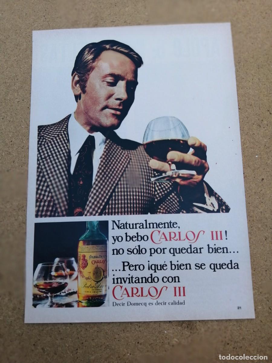 Otros art&iacute;culos de coleccionismo en papel: ANUNCIO. BRANDY CARLOS III