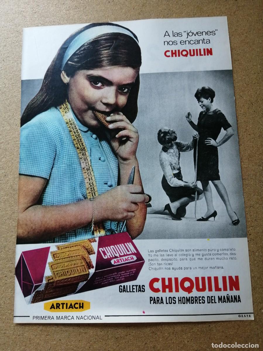 Otros art&iacute;culos de coleccionismo en papel: ANUNCIO. GALLETAS CHIQUILIN