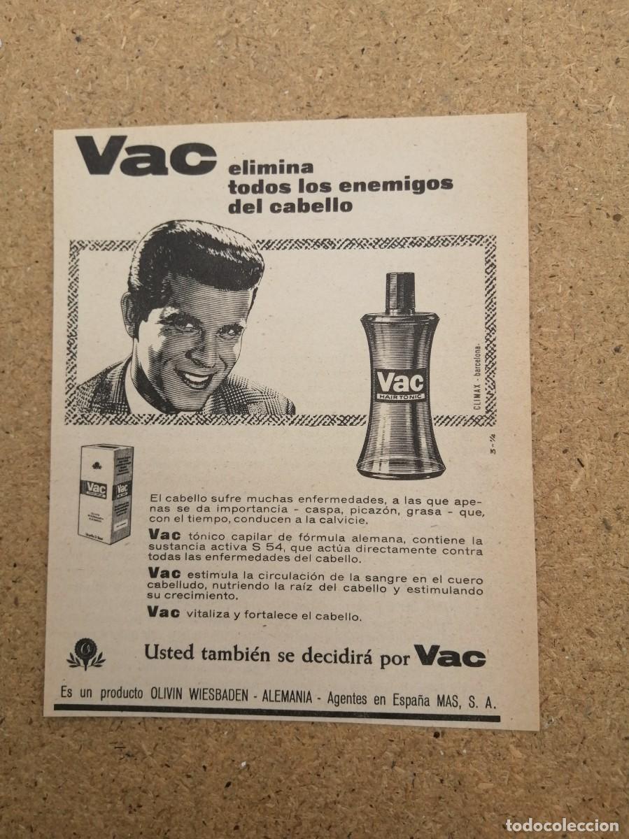 Otros art&iacute;culos de coleccionismo en papel: ANUNCIO. VAC.............