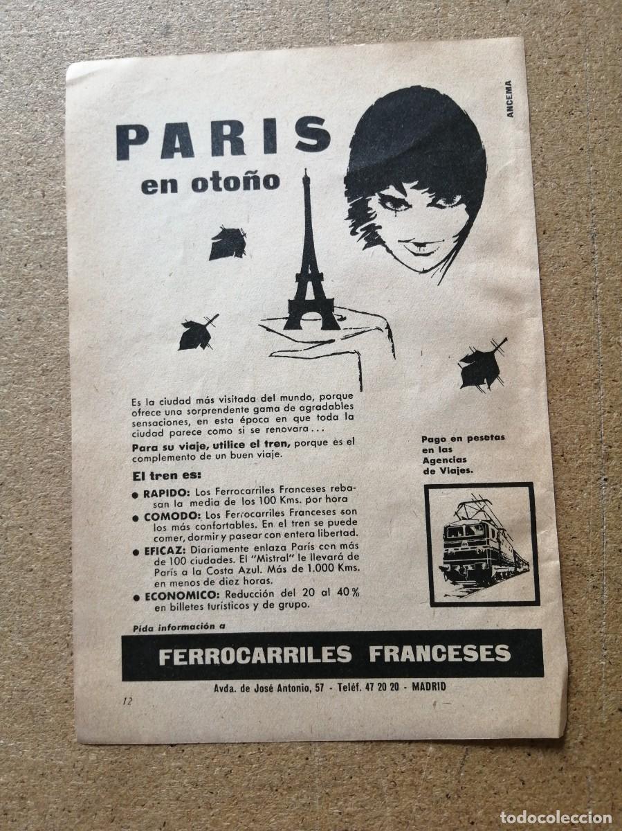 Otros art&iacute;culos de coleccionismo en papel: ANUNCIO. FERROCARRILES FRANCESES