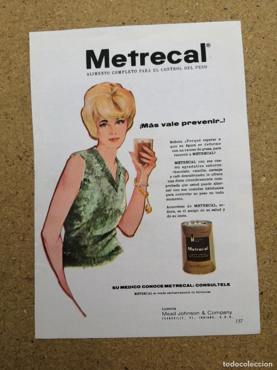 Paper Collecting Others: ANUNCIO. METRECAL ALIMENTO PARA EL CONTROL DEL PESO