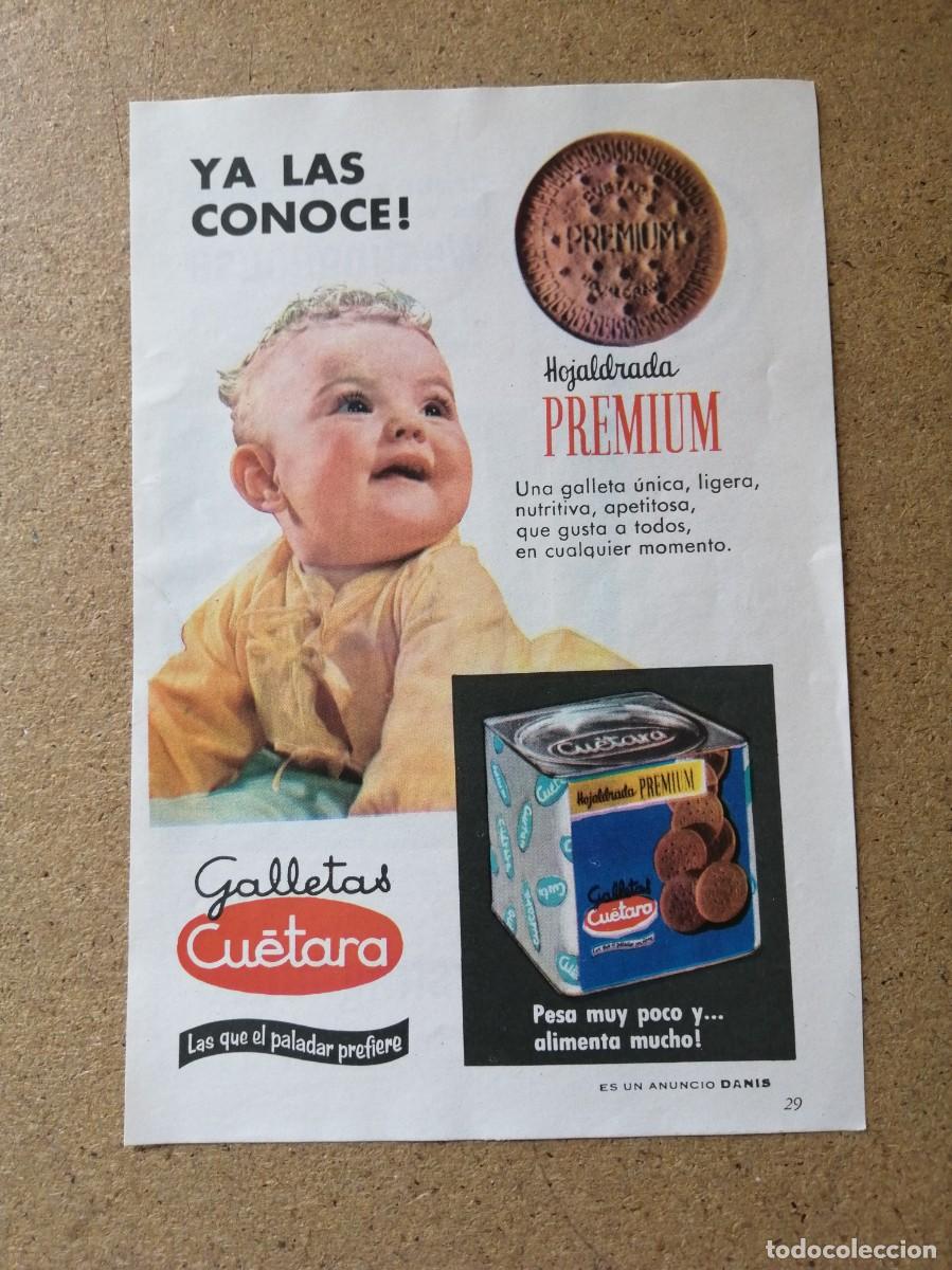 Sammelleidenschaft Andere Papierartikel: ANUNCIO. GALLETAS CUETARA
