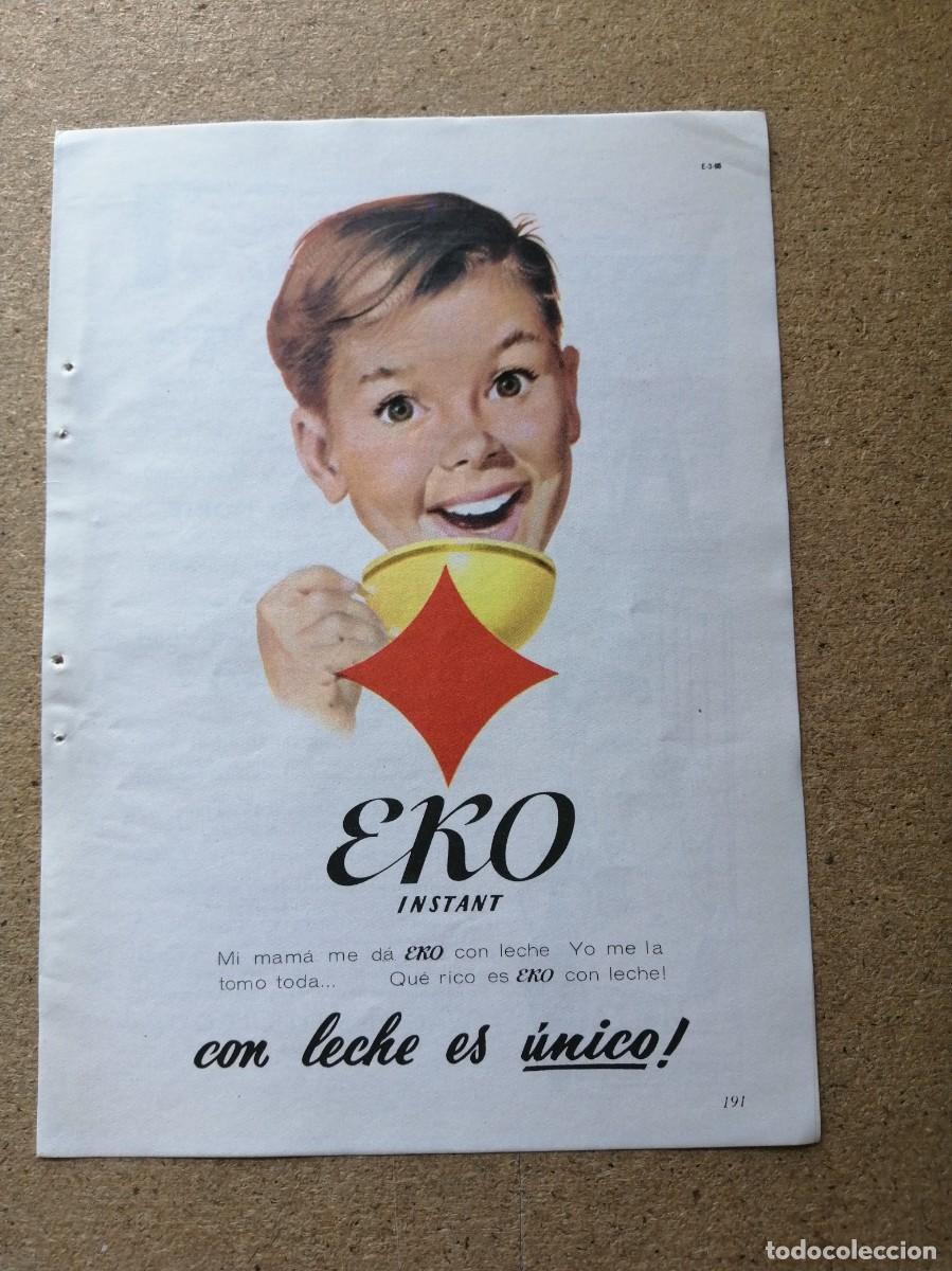 Otros art&iacute;culos de coleccionismo en papel: ANUNCIO. EKO INSTANT