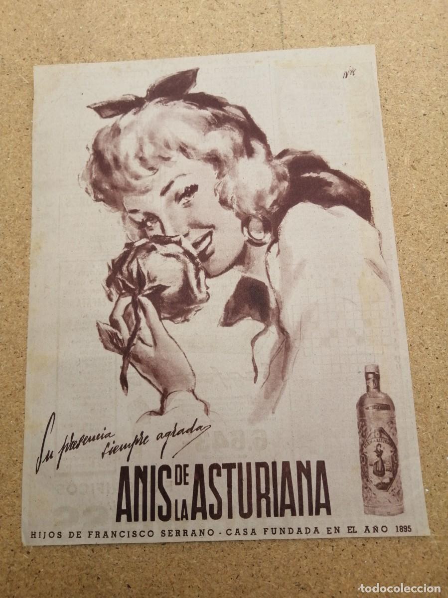 Otros art&iacute;culos de coleccionismo en papel: ANUNCIO. ANIS LA ASTURIANA