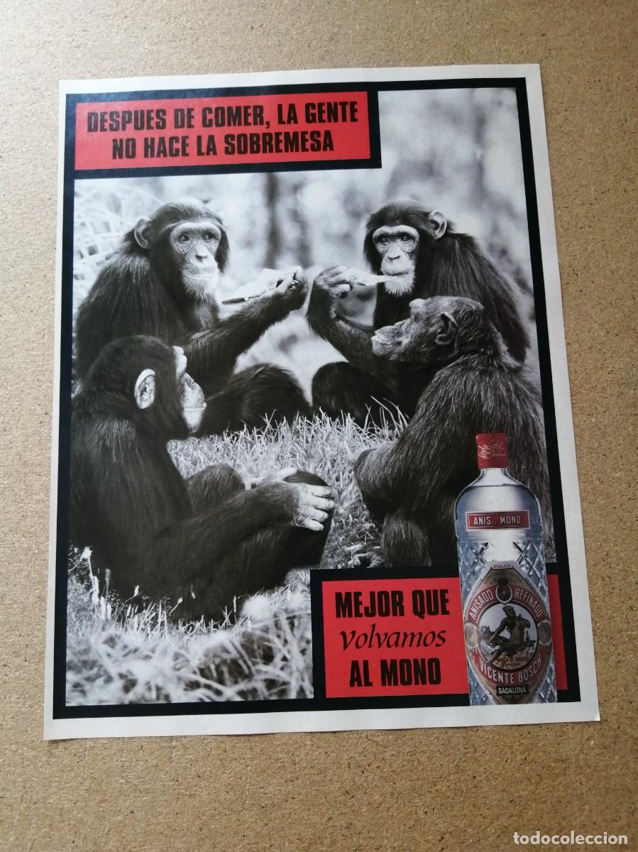 Otros art&iacute;culos de coleccionismo en papel: ANUNCIO. ANIS DEL MONO
