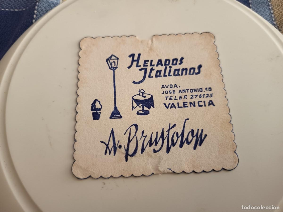 Collectionnisme Papier divers: POSAVASOS HELADOS A. BRUSTOLON-VALENCIA