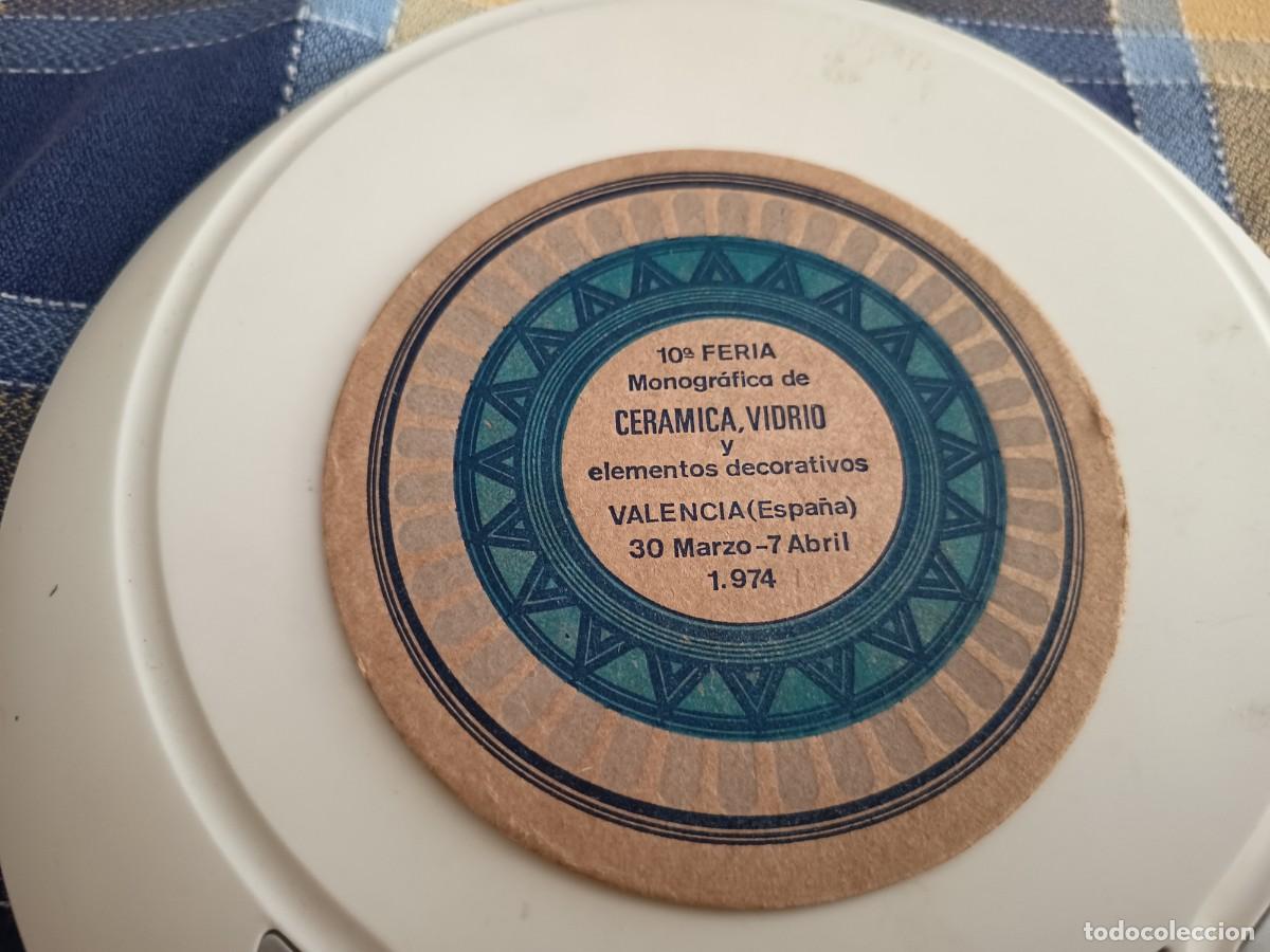 Otros art&iacute;culos de coleccionismo en papel: POSAVASOS 10&ordf; FERIA CERAMICA Y VIDREO 1974-VALENCIA